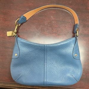 Coach blue bag, very clean